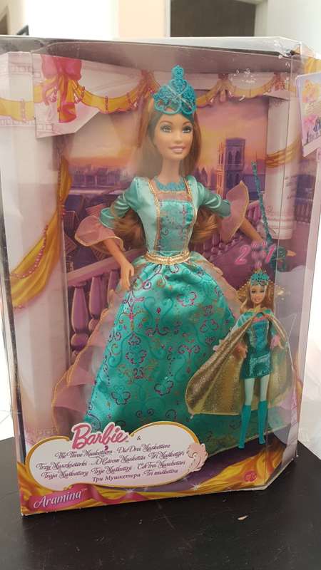 Aramina Barbie doll. Highly collectable from Barbie and the Three Musketeers movie