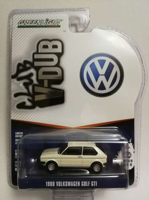 Golf Gti 1980 Volkswagen Greenlight V-Dub Limited Edition 1/64 Diecast