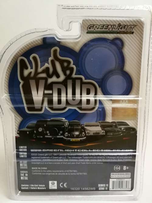 Golf Gti 1980 Volkswagen Greenlight V-Dub Limited Edition 1/64 Diecast