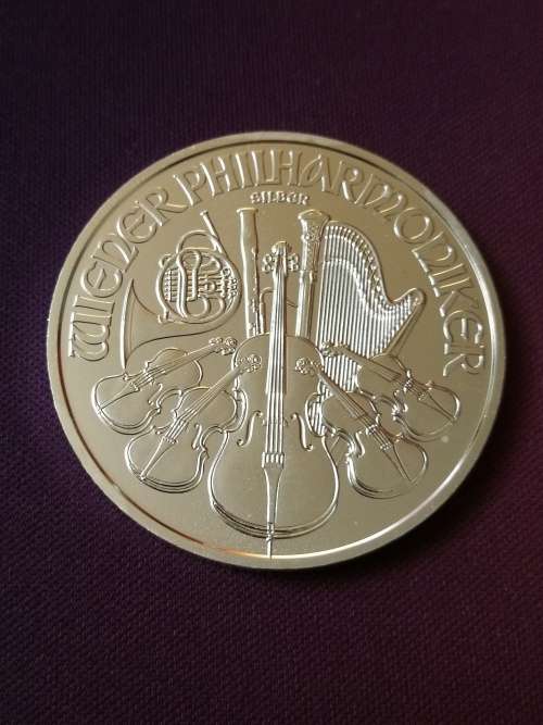 1 oz Silver Philharmonic 999 Fine Silver
