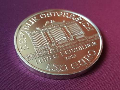 1 oz Silver Philharmonic 999 Fine Silver