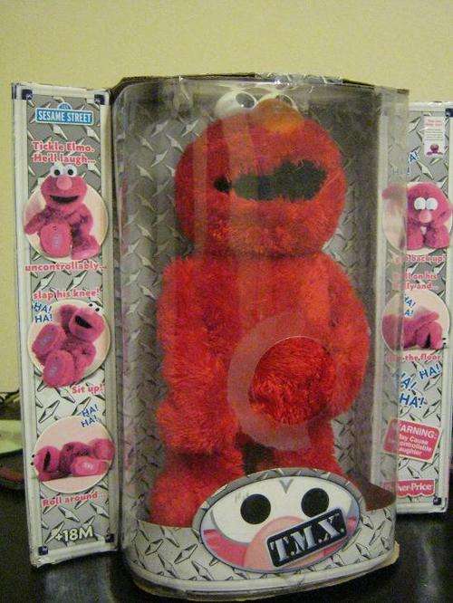 Tickle me Elmo from Sesame Street - Much more fun than a iphone. He Will make you laugh!!