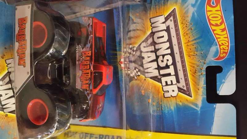 hotwheels monster truck jam barbarian