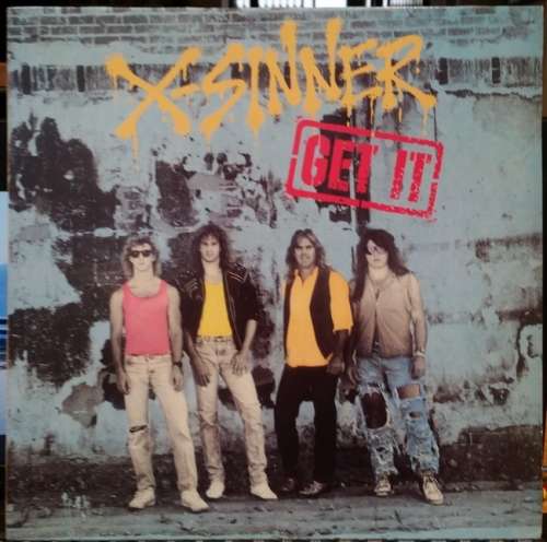 X-SINNER ~ Get It (1989) (LP)  NM/EX - UK Press METAL