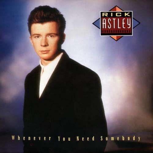 RICK ASTLEY - Whenever You Need Somebody (1987) LP SA Press VG+