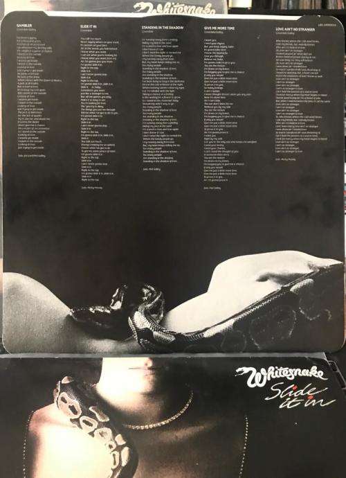 WHITESNAKE - Slide It In (1984) LP UK LIBERTY RECORDS NM/NM