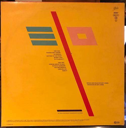 ELO ELECTRIC LIGHT ORCHESTRA ~ BALANCE OF POWER (1986) LP - UK PRESS EX+