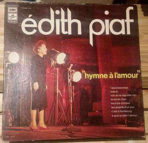 EDITH PIAF ~ (3 LP BOX SET) ~ Hymn 'a l'amour 1973 France Press EX