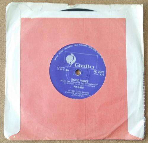 HARARI ~ Get Up And Dance / Good Vibes 1982 (45 Single) SA GALLO