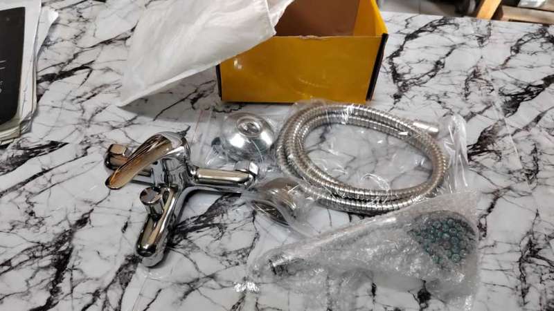 Verano Vittoriano Bath Mixer with Hose and Hand Shower - ANNA