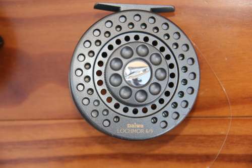 Daiwa Lochmor 89 Fly Fishing Reel + 2 Spare Spools