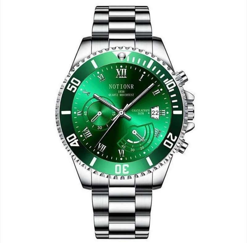 Wristwatch Men`s Watch Waterproof Quartz Men`s Watch Luxury Watches Stainless Steel