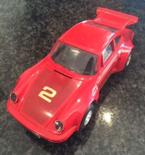 Vintage Scalextric Red Porsche 911 Slot Car