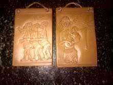 2 African art decor