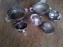 Bowls, sugar bowl