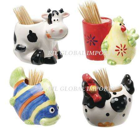 TOOTHPICK HOLDERS - ASSORTED