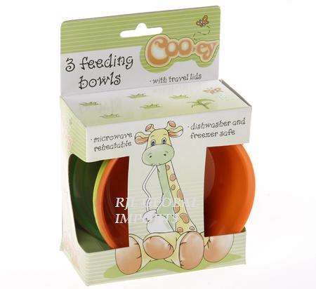 BABY FEEDING BOWLS - SET OF 3