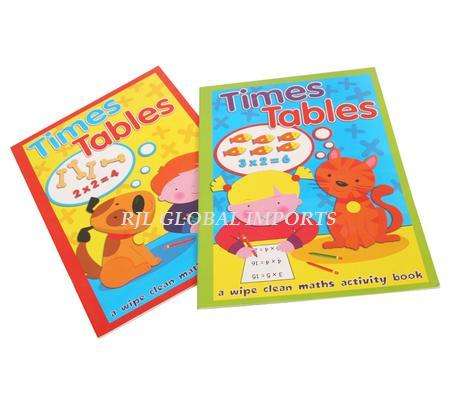 TIMES-TABLES BOOK WIPE+WRITE 16PG - BRAND NEW