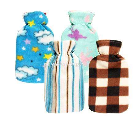 HOTWATER-BOTTLE FABRIC ASSTD 2000cc