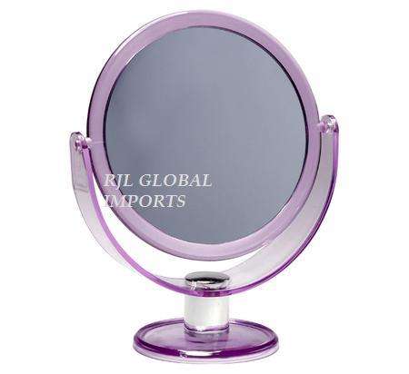 MIRROR PL-FRAME CLEAR SWIVEL 21cm ROUND