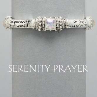 SERENITY PRAYER STRETCH BRACELET