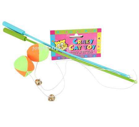 PET CAT TOY CRAZY WANDS 2PCE