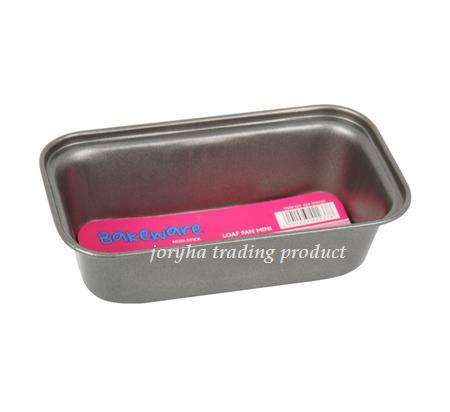 3 x NON-STICK LOAF-PAN MINI 14x8x3cm