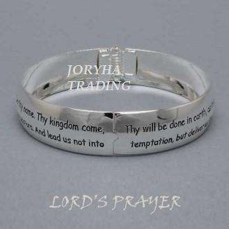 SOUGHT AFTER! - THE LORD'S PRAYER HINGED BRACELET