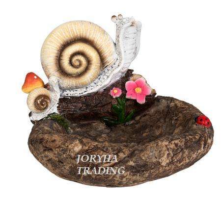 Orn Snail Poly Climbing Stone BIRD BATH