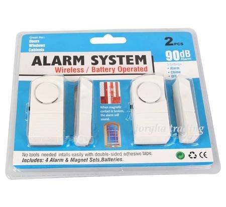 DOOR AND WINDOW DIY ALARM KIT - 2 PCE