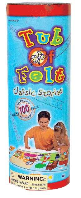 Tub of Felt " Fabric Stories"