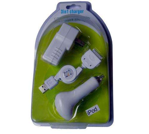 Universal IPOD Charger 3 piece