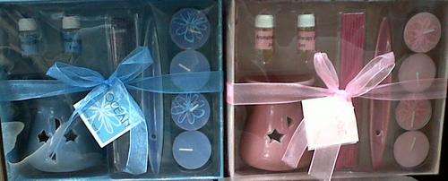 9 Pce Essential Oil Burner Set + Incense