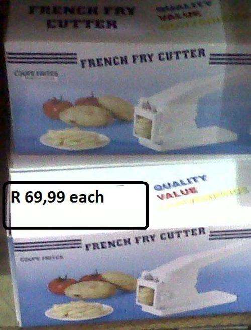 POTATO CHIP CUTTER