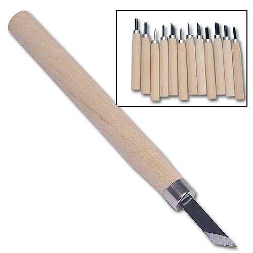 12 Pce Wood Carving Chisel Set