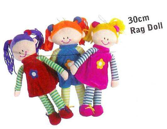 30 cm Rag Dolls - R57.99 for 3