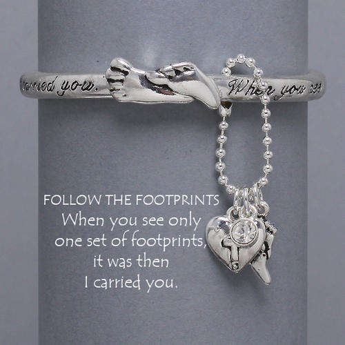Limited Edition BRACELET : FOLLOW THE FOOTPRINTS