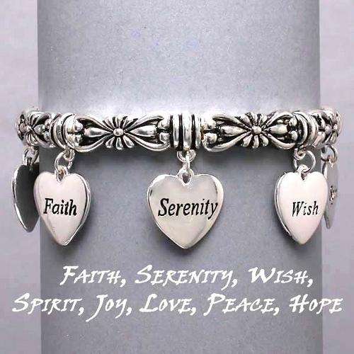 NEW ITEM - FRUIT OF THE SPIRIT HEART CHARM BRACELET