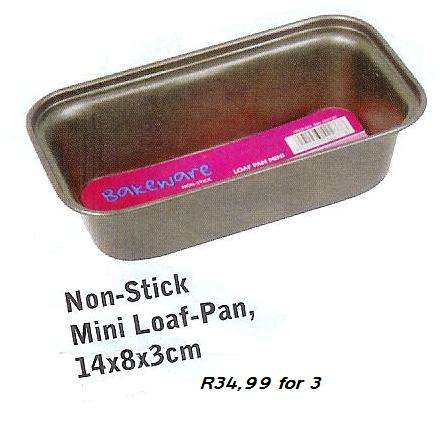 3 x MINI LOAF PANS