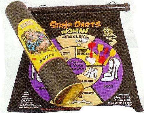 STRIP TEASE DARTS GAME