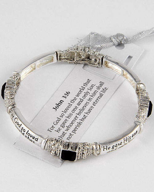 John 3:16 - Stretch Bracelet