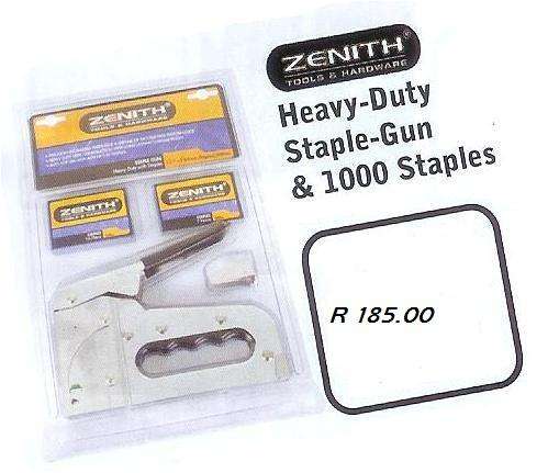 Heavy Duty Staple Gun + 1000 Staples