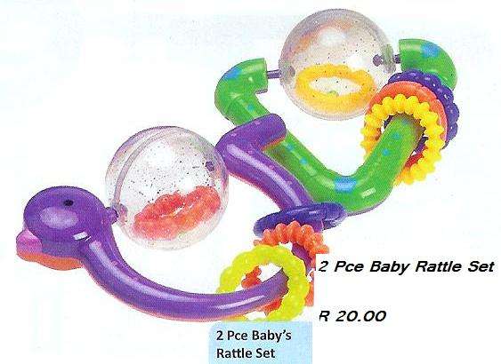 2 Piece Baby Rattle Set