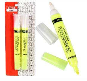 ERASABLE HIGHLIGHTER - 2 PACK CARDED