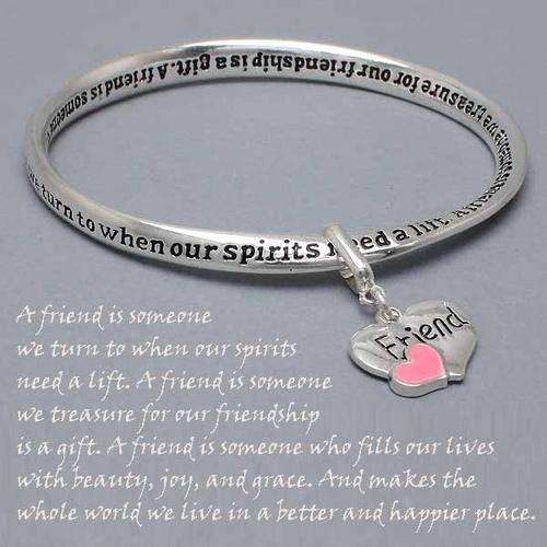 NEW STOCK ITEM! - FRIEND Inspirational BRACELET