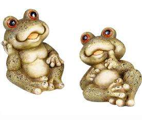 ORN FROG - CERAMIC 20CM