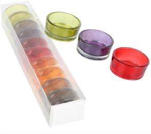 CANDLE HOLDER GLASS - 10 PCE