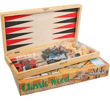GAME - CLASSIC WOOD   3-in-1