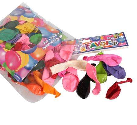 PACK OF 100 LARGE ROUND BALLOONS