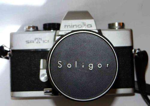 MINOLTA SRT 101 with Soligor 135mm f2.8 lens